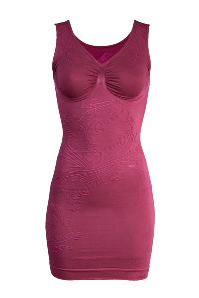 Komfort-Unterkleid + Schimmer 3D-Design S Sandelholz