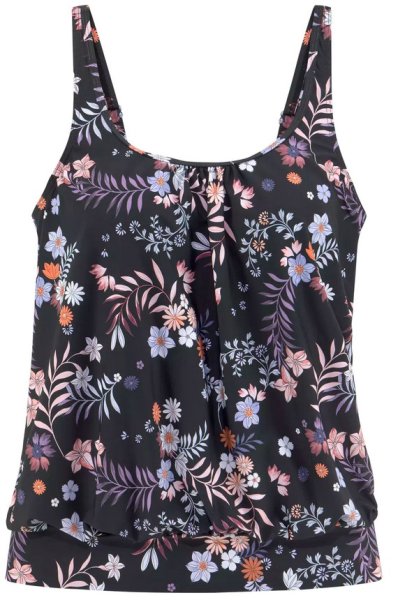 Tankini Oversize-Top, Floral